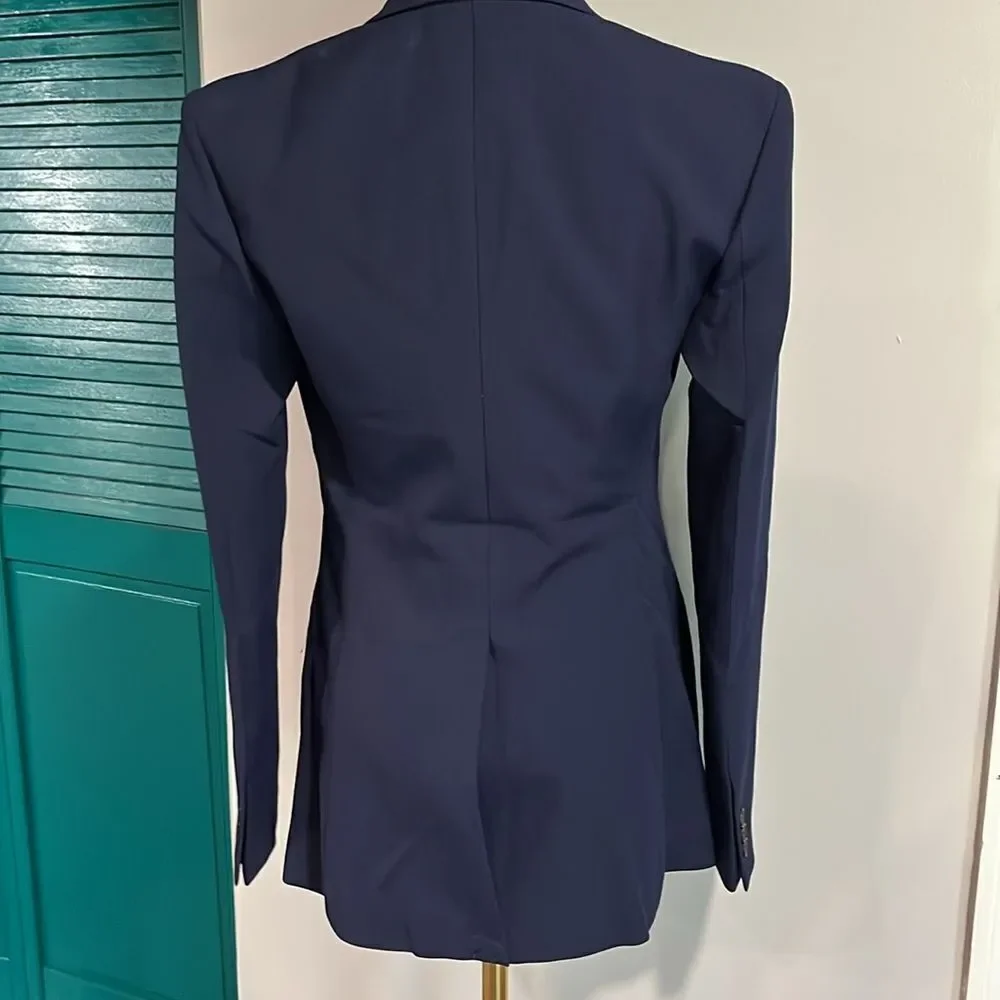 A.L.C. NWT Edie Jacket In French Navy - size 0 ($595) - Picture 11 of 14